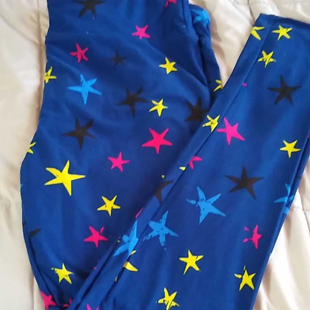 Lularoe Navy star leggings